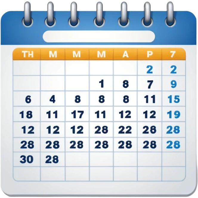Calendar emoji