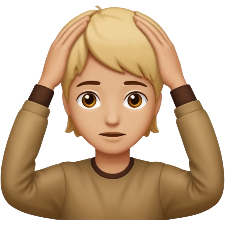 manos a la cabeza emoji