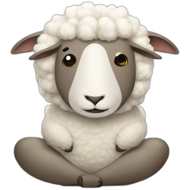 sheep-fish-yoga emoji
