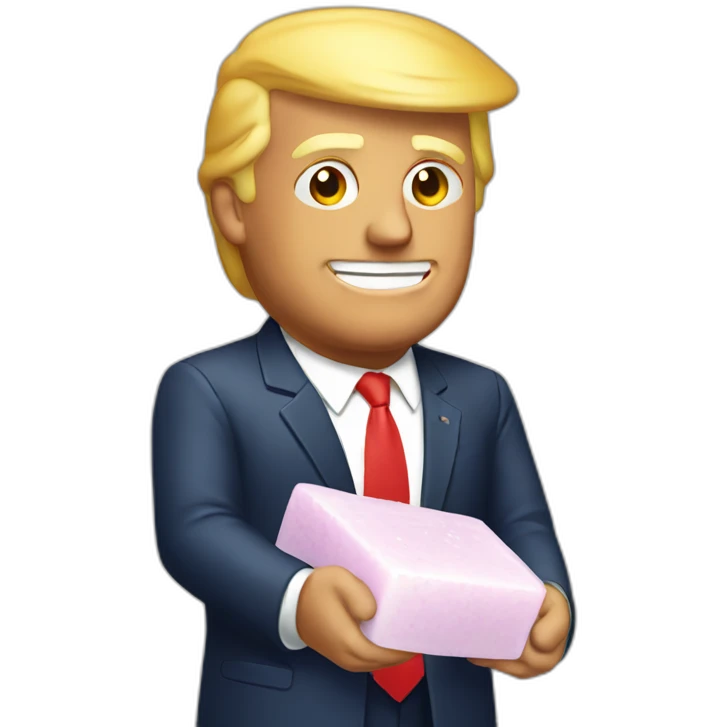 trump-holding-soap emoji