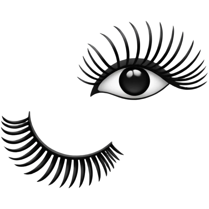 Des faux cils emoji