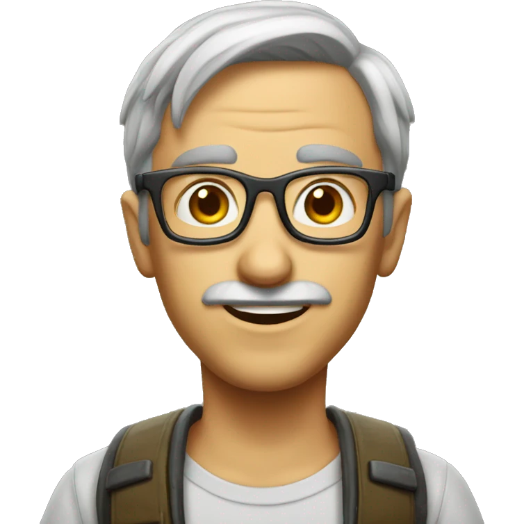 Nerdy weimereiner emoji