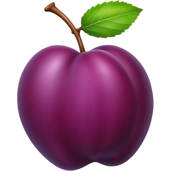 plum fruit emoji