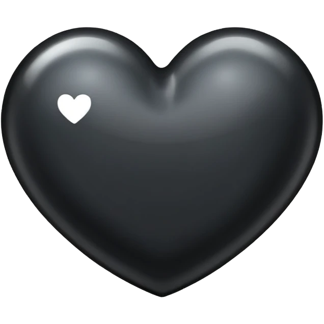 wednesday black heart emoji