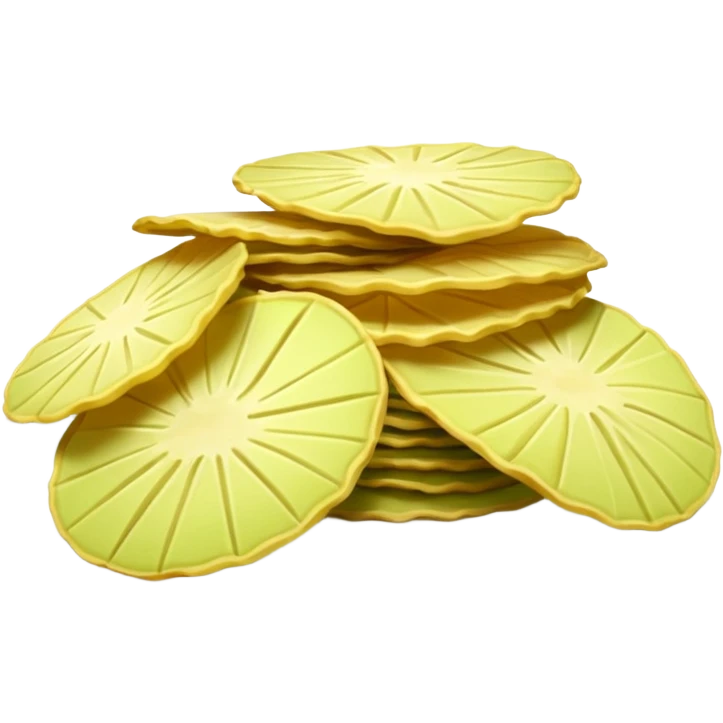 green potato chips emoji