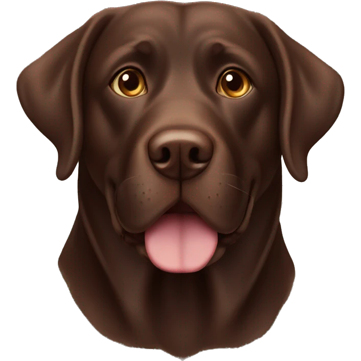 Chocolate lab emoji