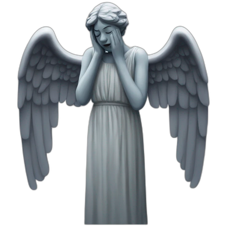 Weeping angel emoji