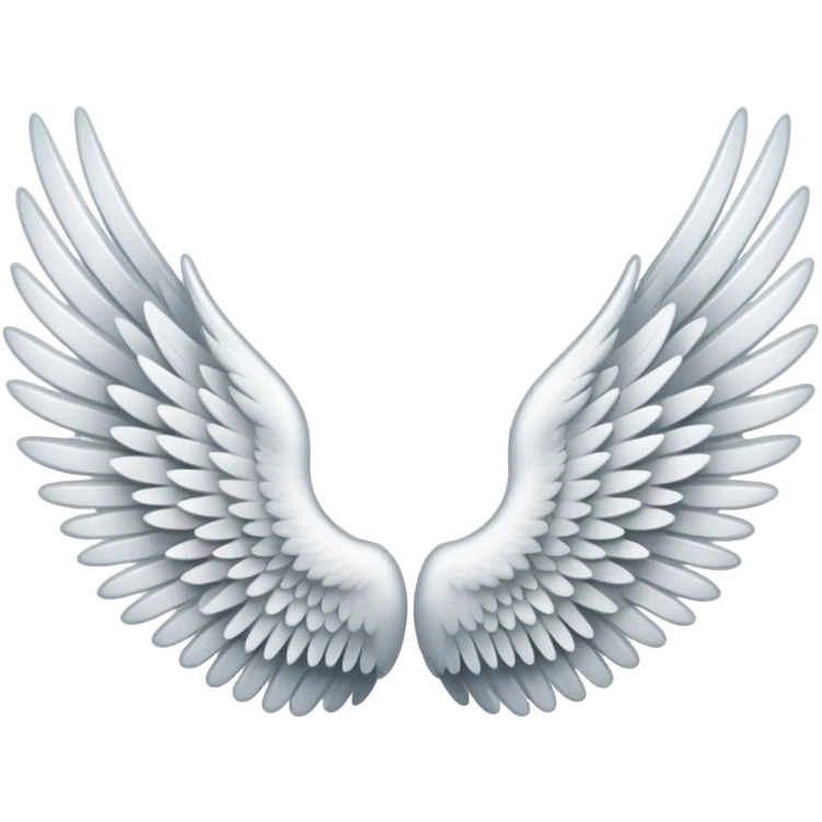 angel wings, small and cute emoji