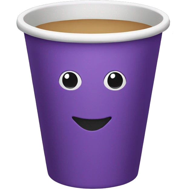 Purple cup emoji