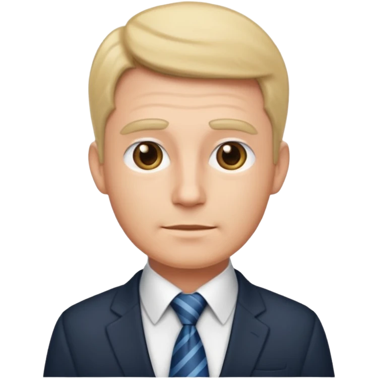 AN UNCLE with a tie in business clothes emoji