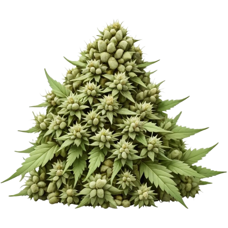 white color marijuana, no color emoji