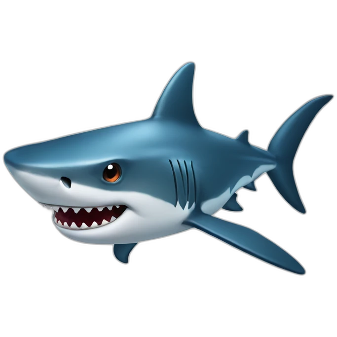 A male Shark looking for girls emoji