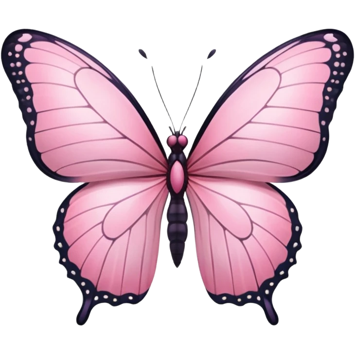 pink butterfly emoji