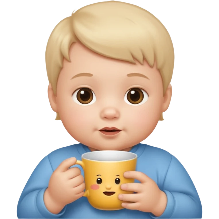 Babie Holding Cups emoji