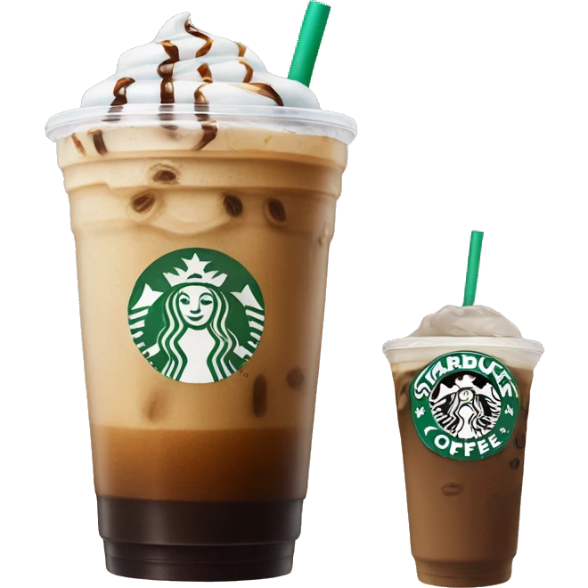 Starbucks iced coffee emoji
