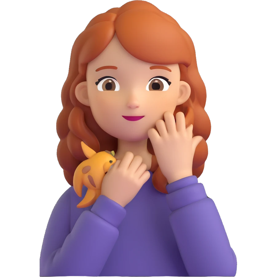 ginger-haired girl emoji