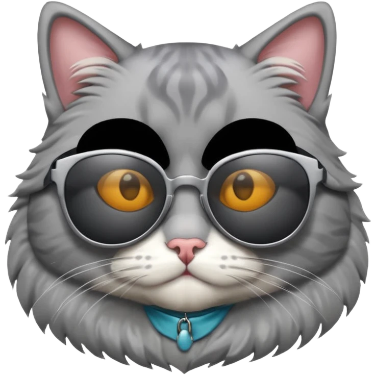Cat wearing sunglasses emoji