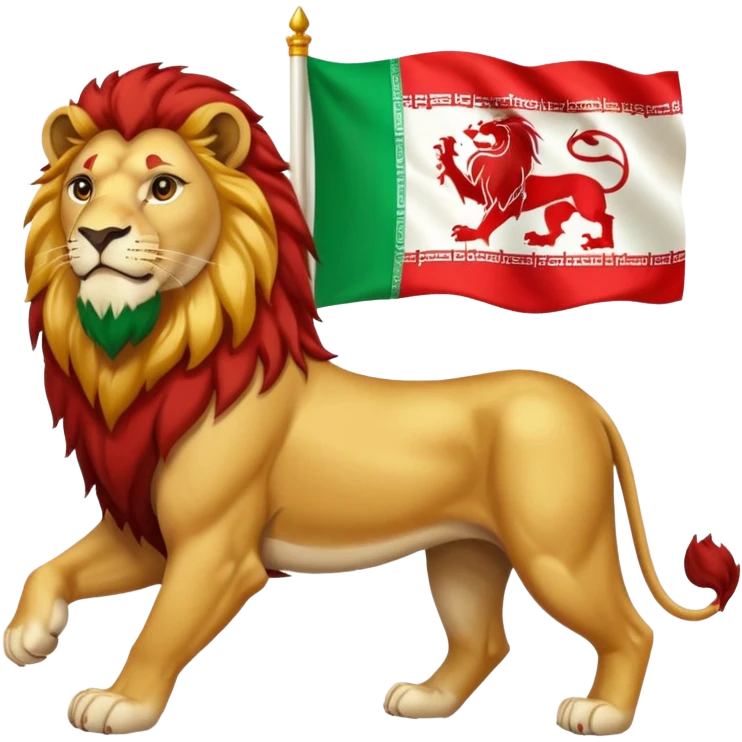 🦁🇮🇷 emoji