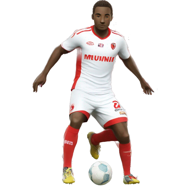 a footballer  that plays for Stade Brestois 29 emoji