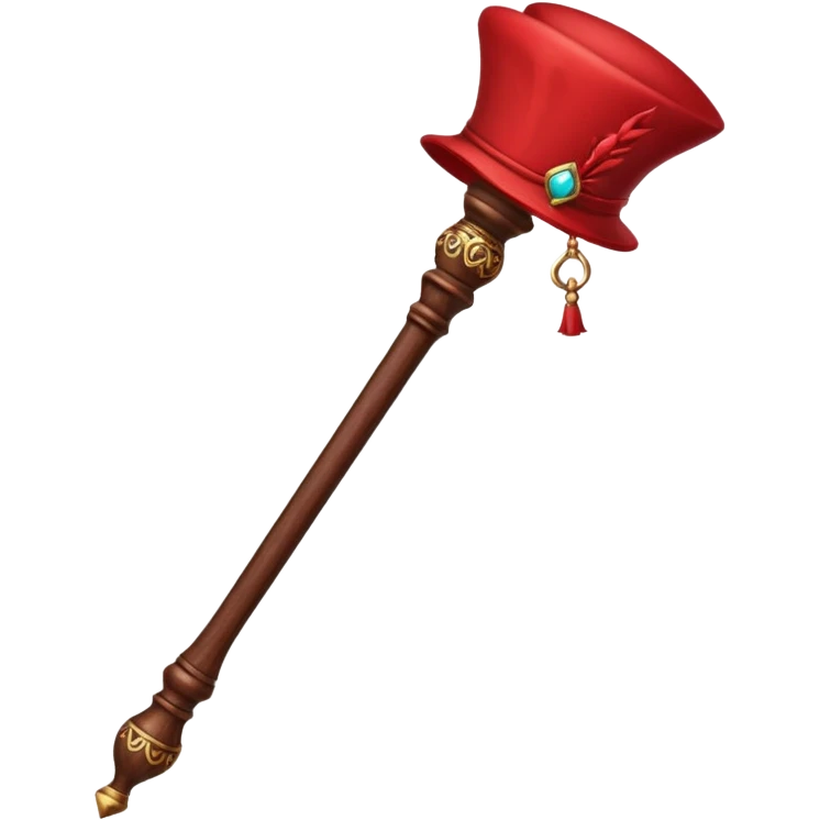 red mage cane emoji