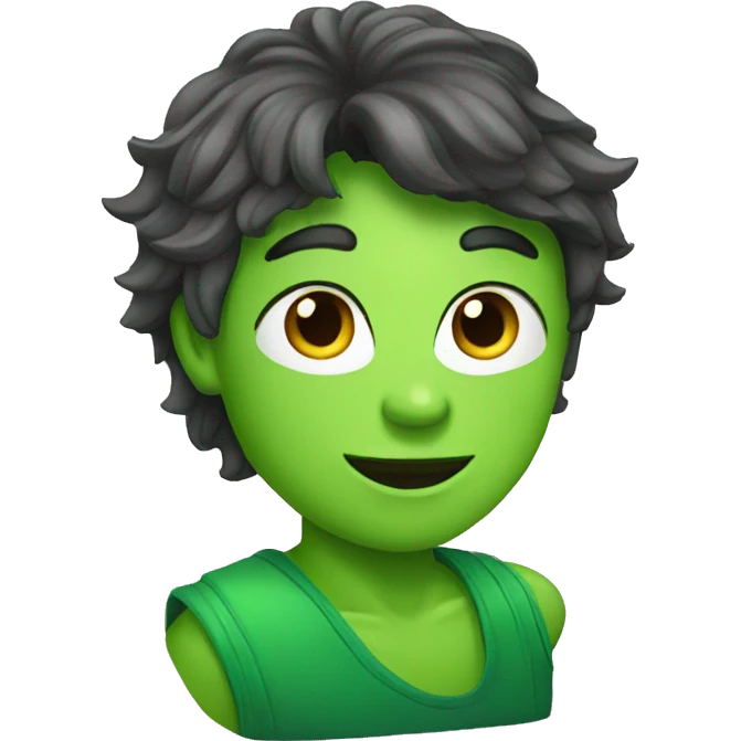 green apple emoji