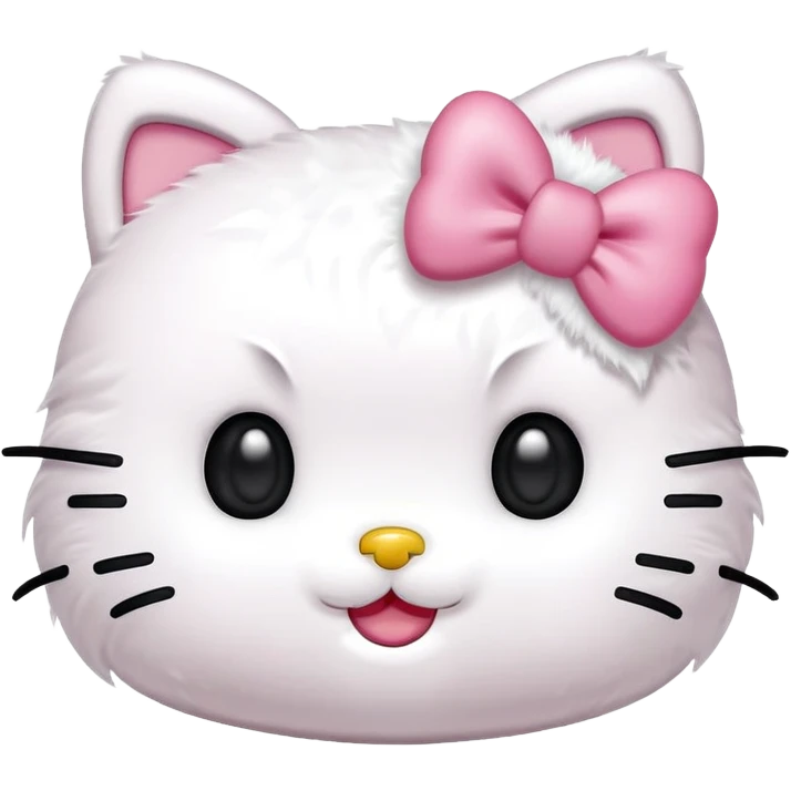hello kitty with heart eyes emoji