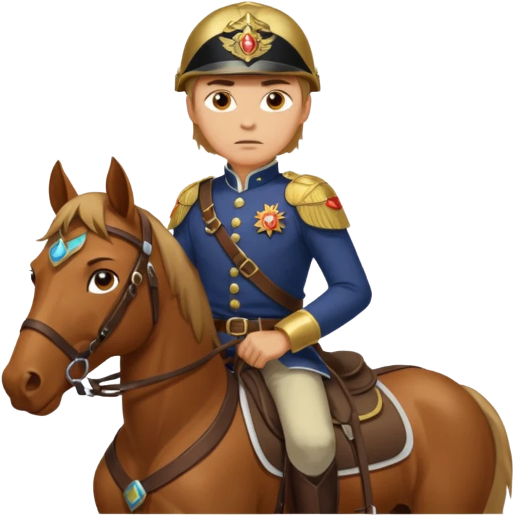 With odm gear and on horse missing 1 armComander erwin attack on titian emoji