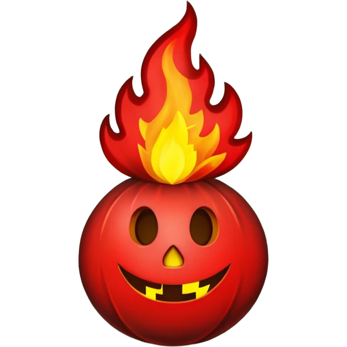 Can you make Christmas decorations cooperative with fire and have the text pyromaniacs  emoji