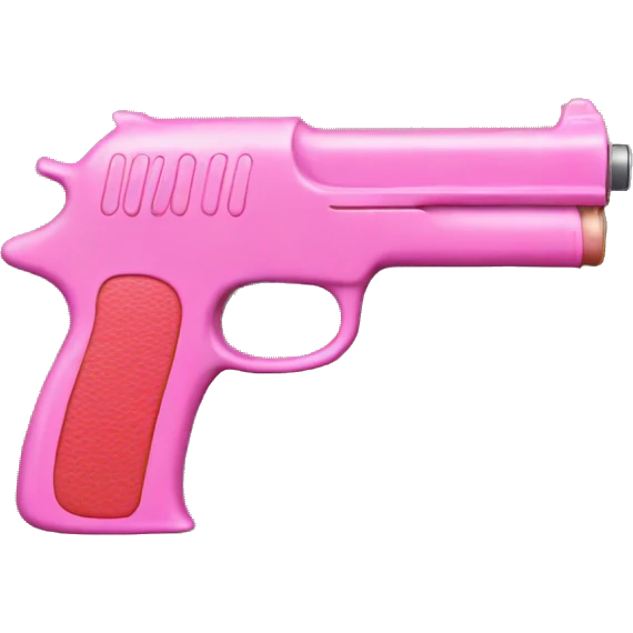 Pink gun emoji