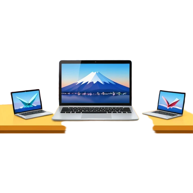 “VIBE25:Tokyo — neon cityscape 🌆 + Mount Fuji 🗻 + cherry blossoms 🌸 + laptops 💻 + origami cranes 🕊️, modern meets traditional, bold and futuristic.” emoji