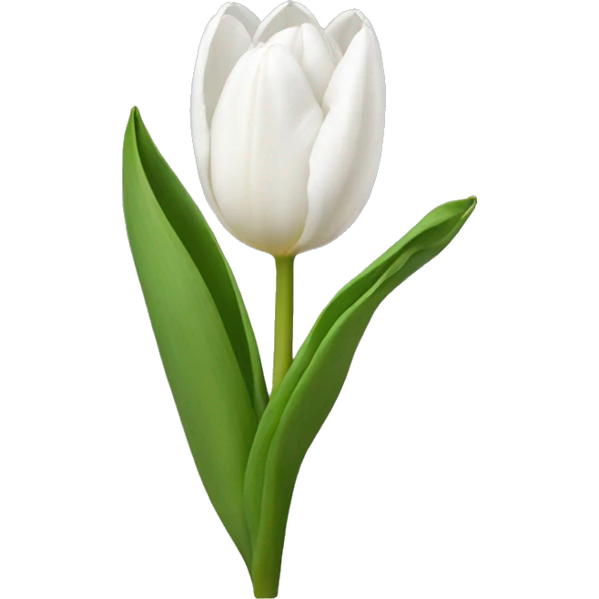 White tulips emoji
