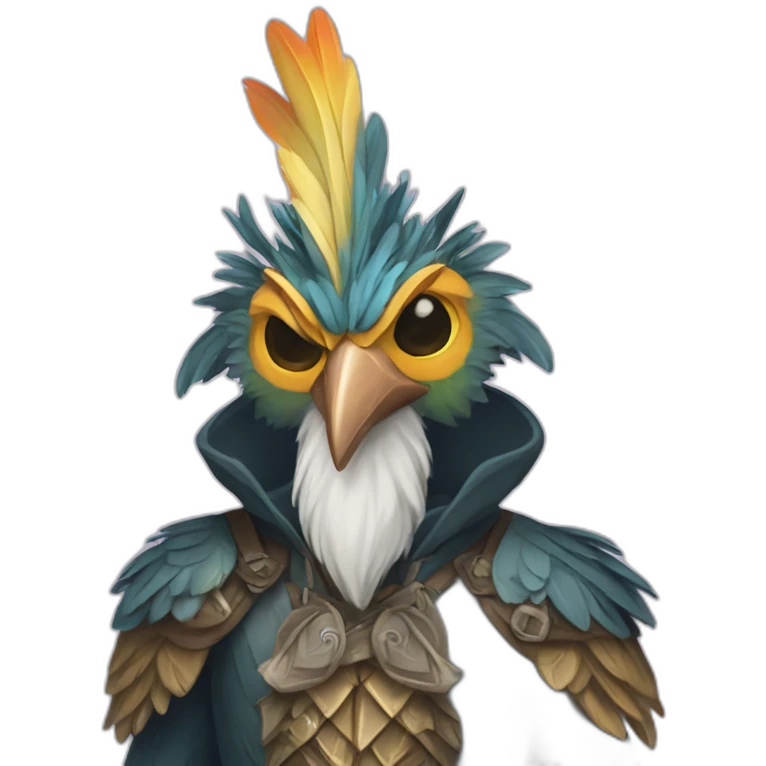 fantasy bird person emoji