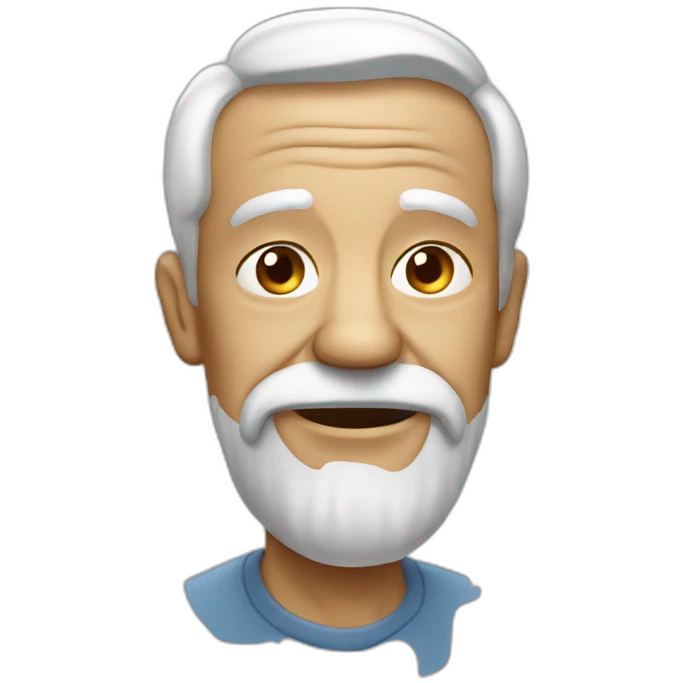 old man with drip emoji
