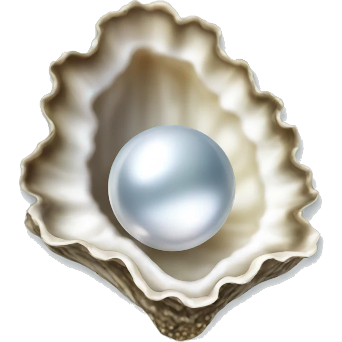 oyster with a pearl emoji