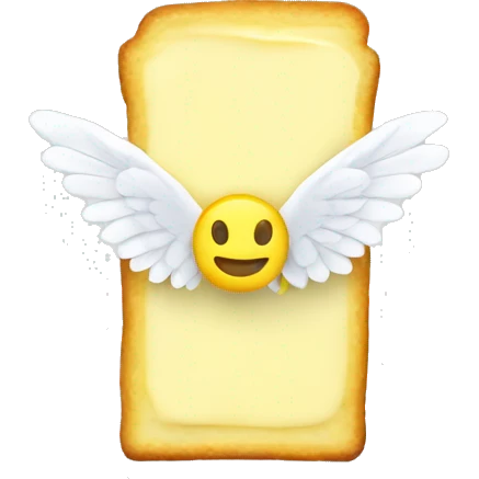 butter with white wings emoji