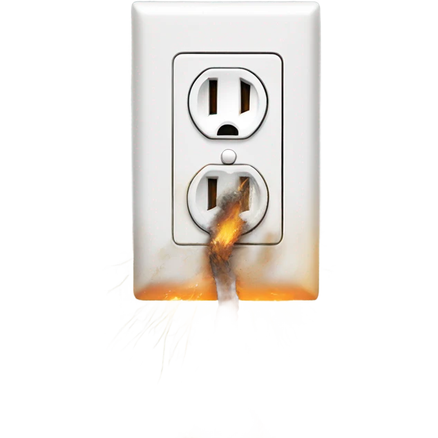 electrical outlet exploding  emoji