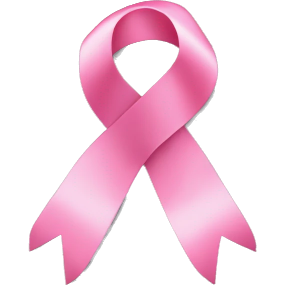 cut pink ribbon without Christmas tree emoji