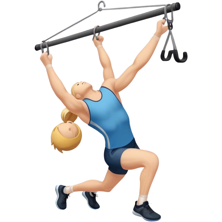 Hanging Bent Knee Wiper exercise emoji