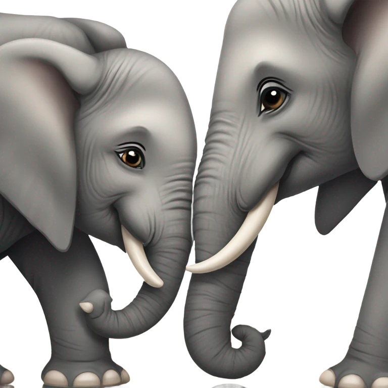 Elephant love  emoji
