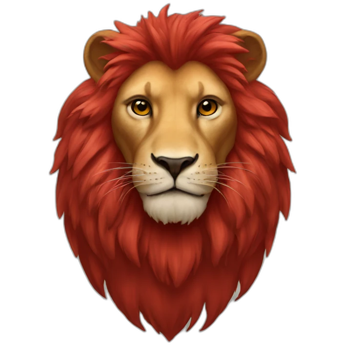 red lion emoji