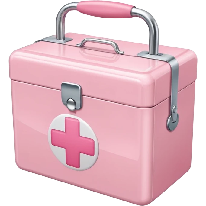 Pastel Pink medical box emoji