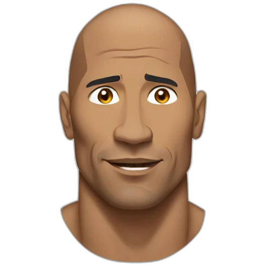 The rock moaï emoji