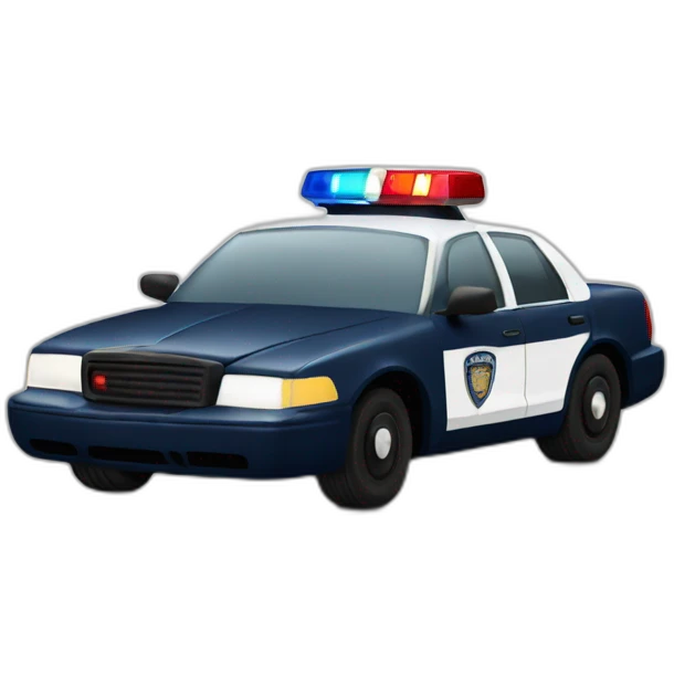 police car emoji