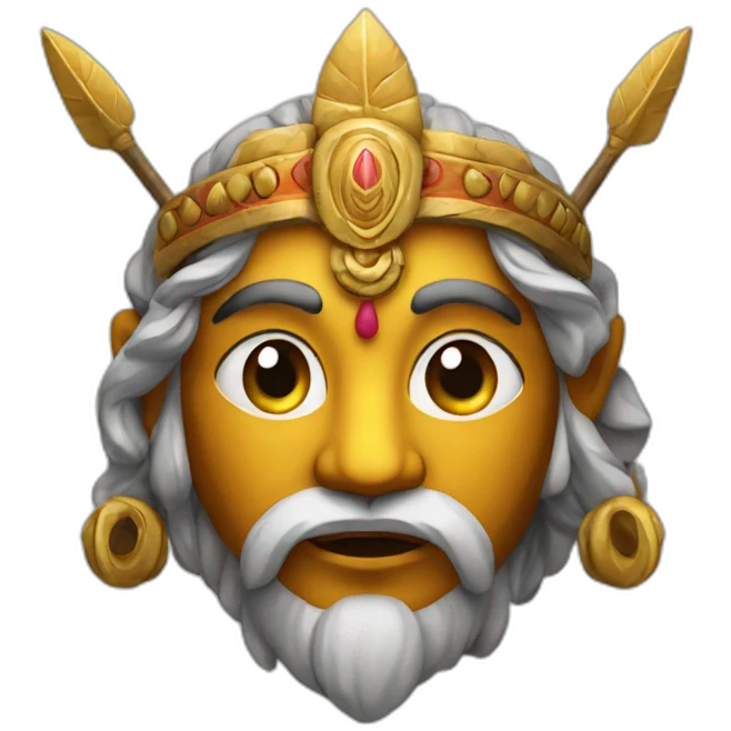 Indian god with spear emoji