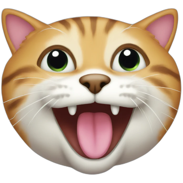 cat drooling emoji