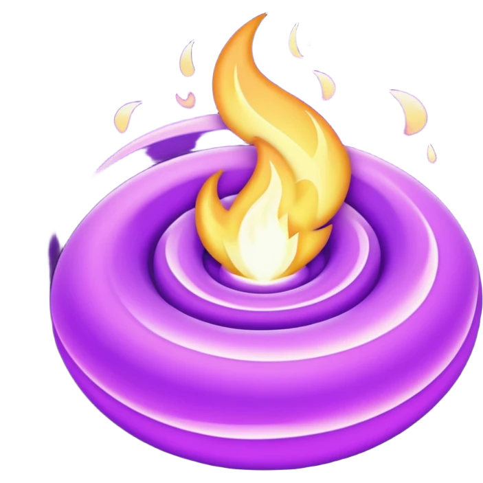 Purple Flame emoji