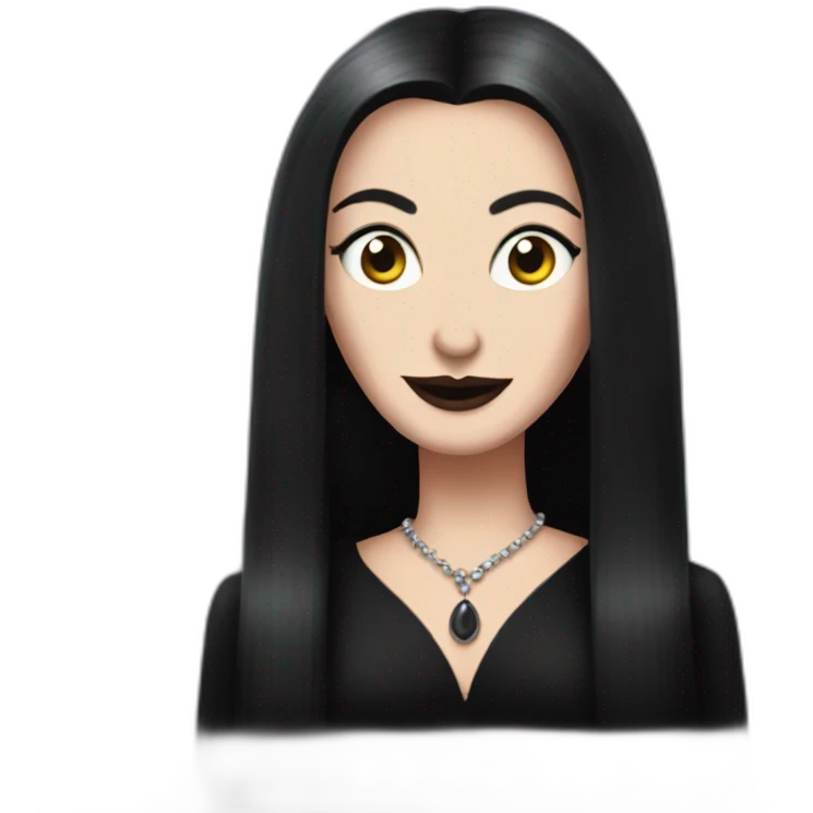 morticia adams emoji