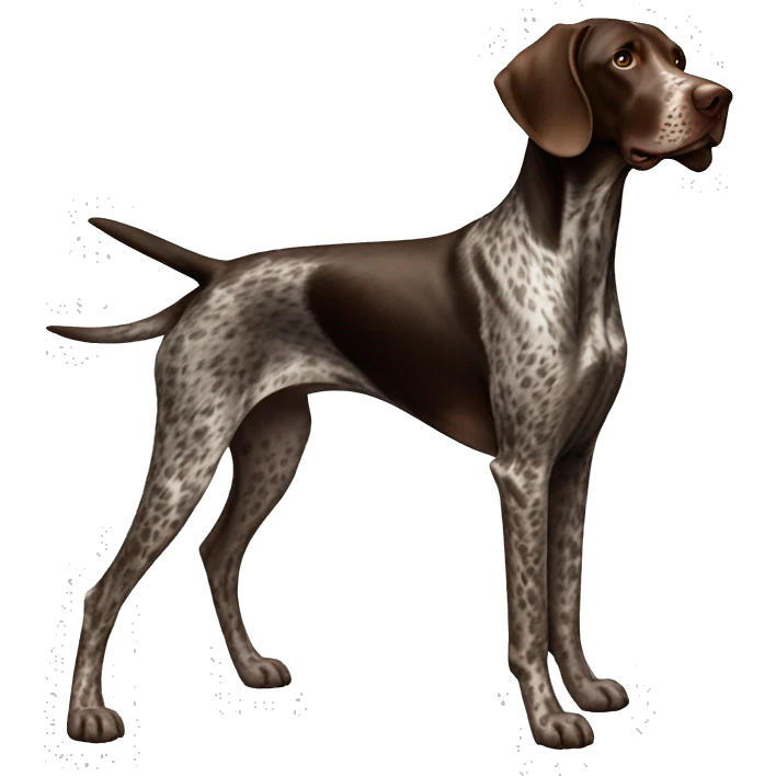 German Shorthaired Pointer Dog Breed Full Body emoji