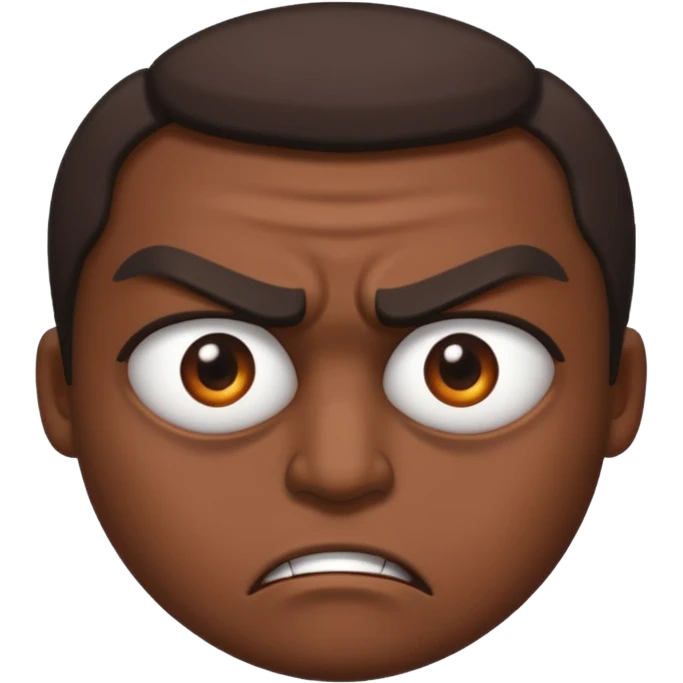 Angry Only single eye WITHOUT face emoji