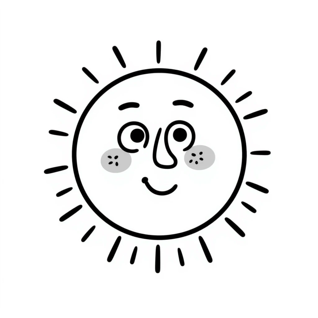 smiling sun emoji